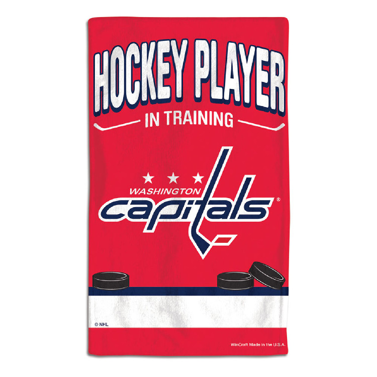 Washington Capitals Baby Burp Cloth 10x17