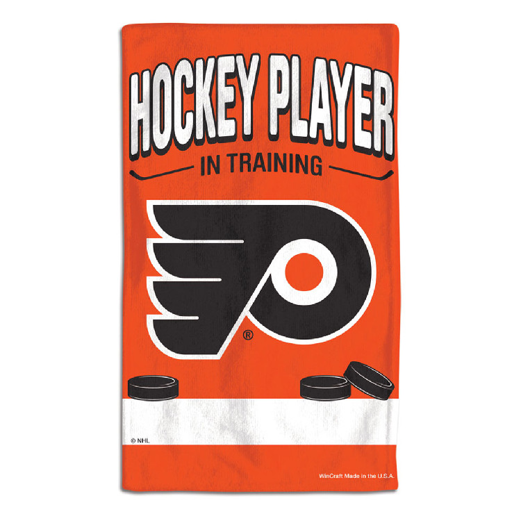 Philadelphia Flyers Baby Burp Cloth 10x17