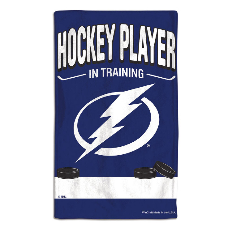 Tampa Bay Lightning Baby Burp Cloth 10x17