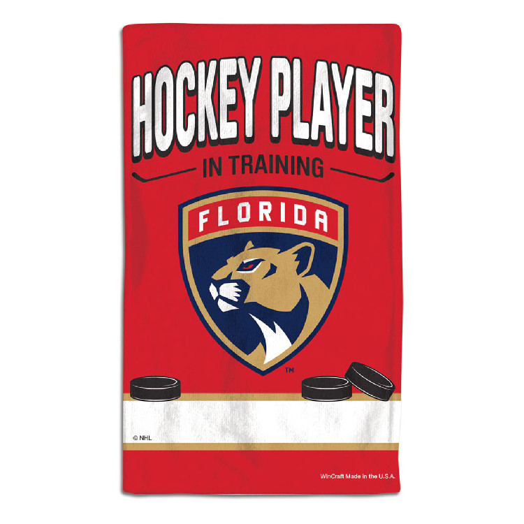 Florida Panthers Baby Burp Cloth 10x17