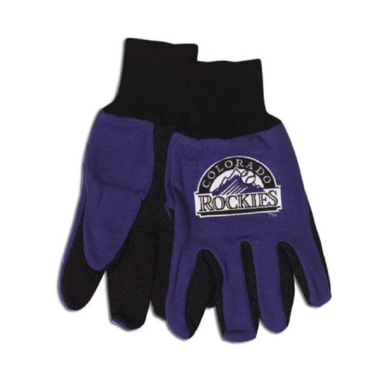 Colorado Rockies Two Tone Gloves - Adult Size