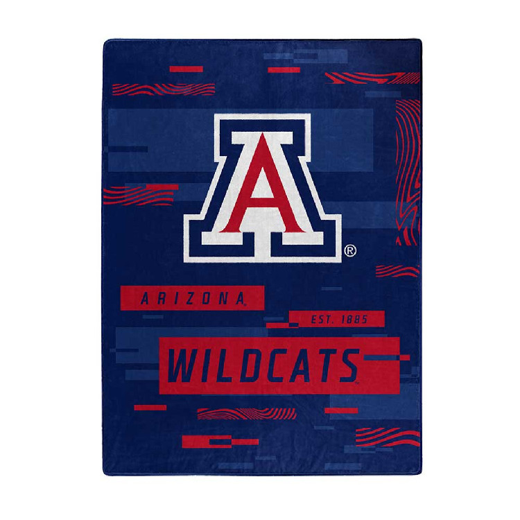 Arizona Wildcats Blanket 60x80 Raschel Digitize Design