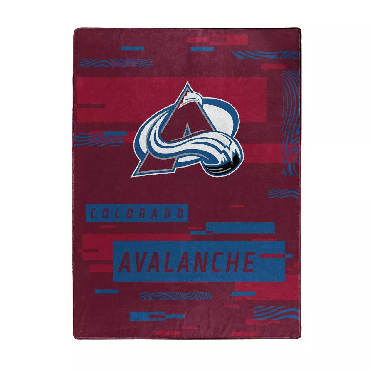 Colorado Avalanche Blanket 60x80 Raschel Digitize Design