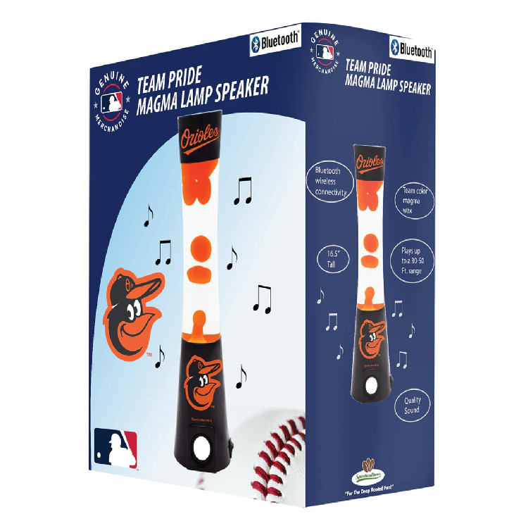 Baltimore Orioles Magma Lamp - Bluetooth Speaker