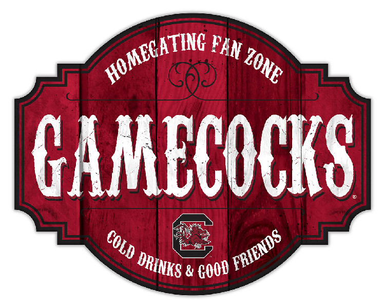 South Carolina Gamecocks Sign Wood 12 Inch Homegating Tavern