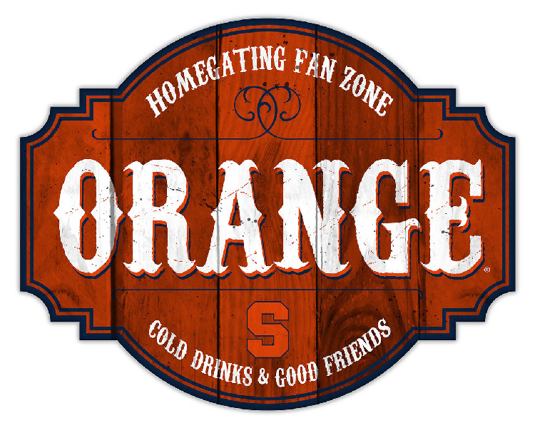 Syracuse Orange Sign Wood 12 Inch Homegating Tavern