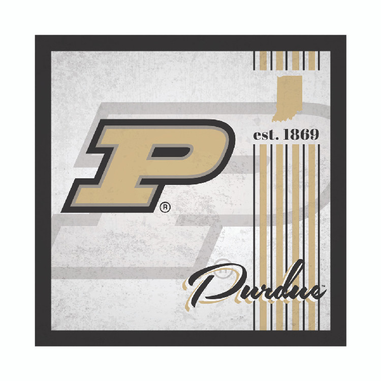 Purdue Boilermakers Sign Wood 10x10 Album Design