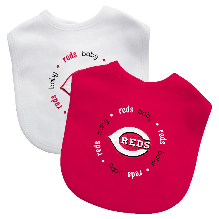 Cincinnati Reds Baby Bib 2 Pack