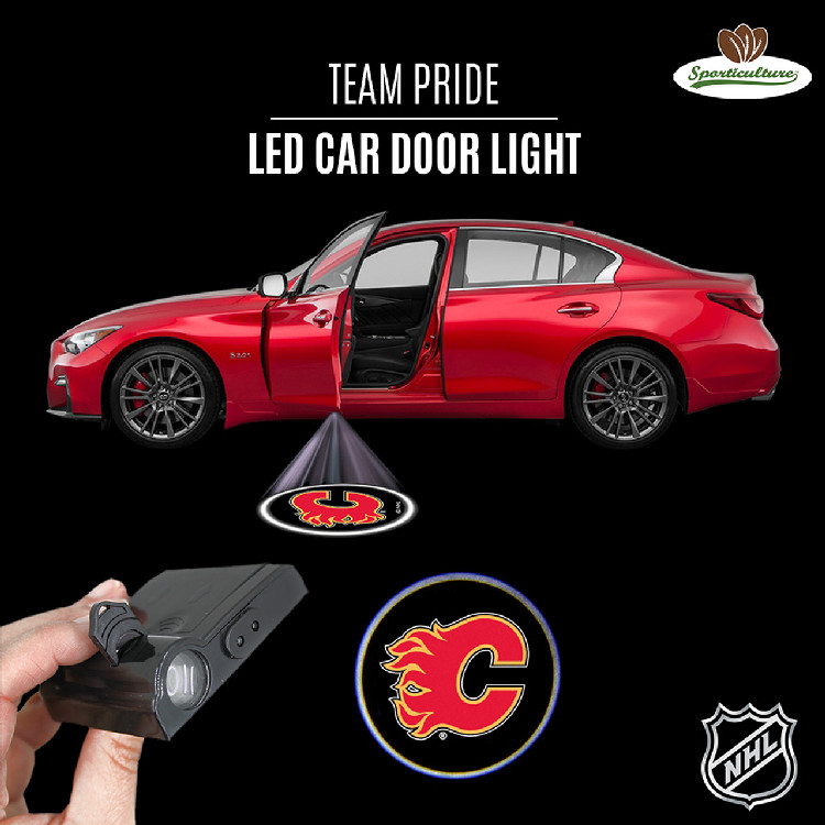 Calgary Flames Car Door Light LED