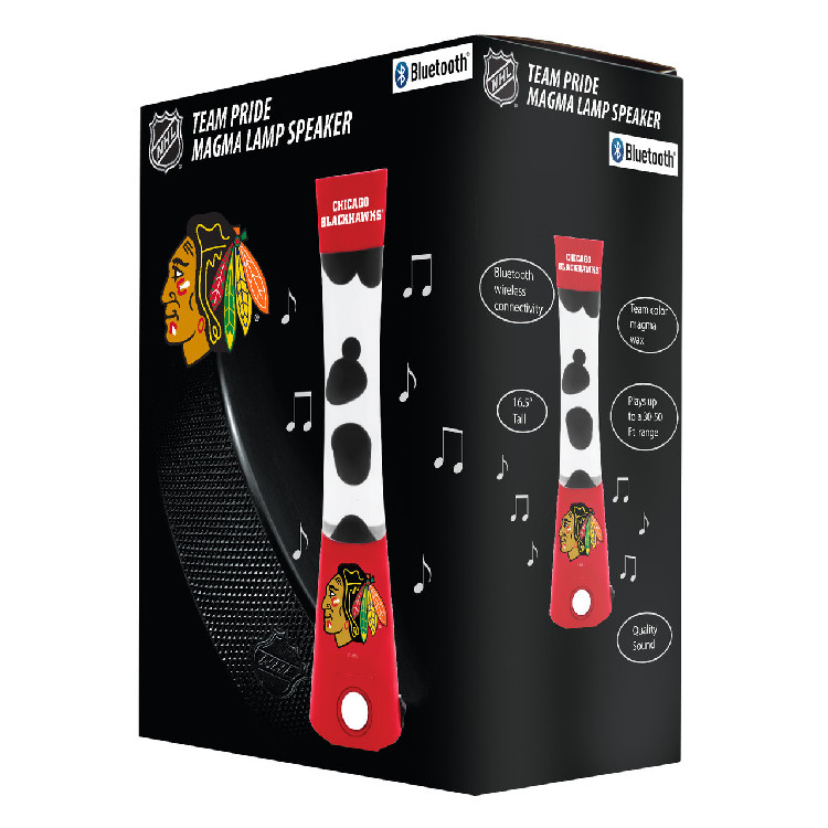 Chicago Blackhawks Magma Lamp - Bluetooth Speaker