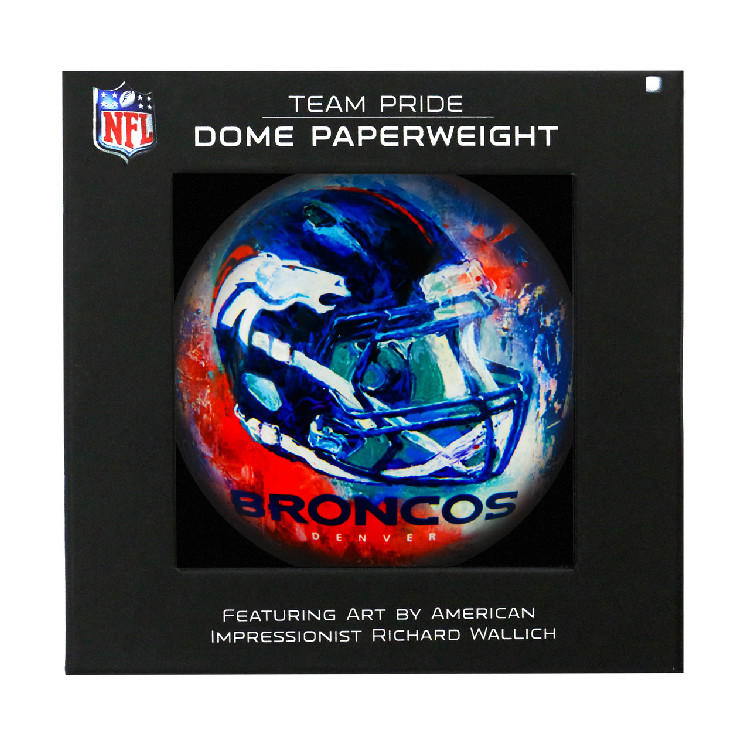 Denver Broncos Paperweight Domed