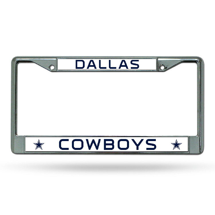 Dallas Cowboys License Plate Frame Chrome