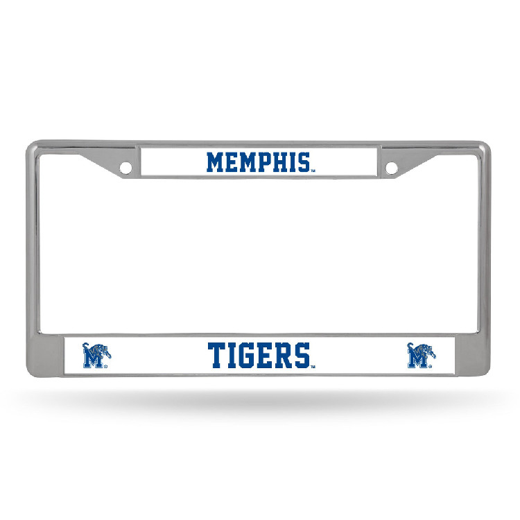 Memphis Tigers License Plate Frame Chrome