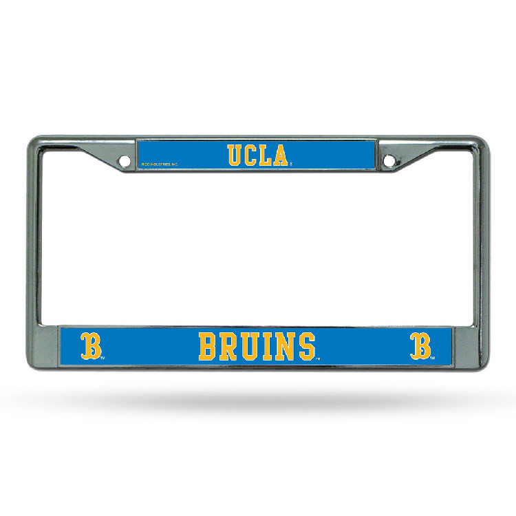 UCLA Bruins License Plate Frame Chrome Printed Insert