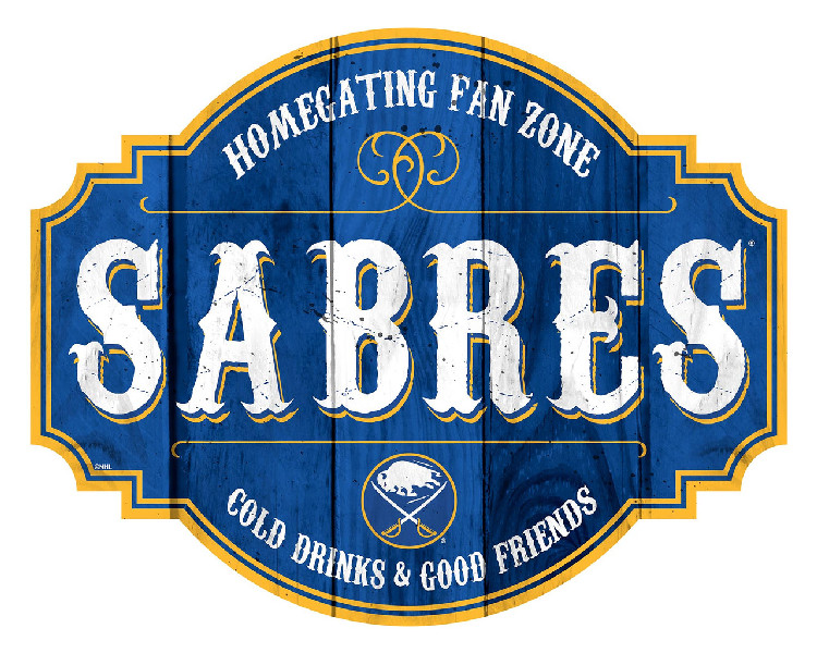 Buffalo Sabres Sign Wood 12 Inch Homegating Tavern