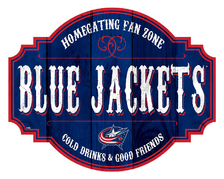 Columbus Blue Jackets Sign Wood 12 Inch Homegating Tavern