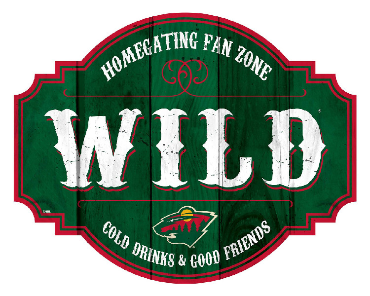 Minnesota Wild Sign Wood 12 Inch Homegating Tavern