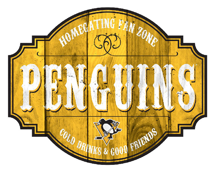 Pittsburgh Penguins Sign Wood 12 Inch Homegating Tavern