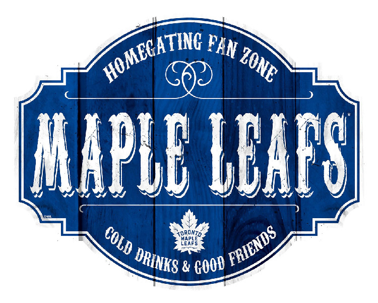 Toronto Maple Leafs Sign Wood 12 Inch Homegating Tavern