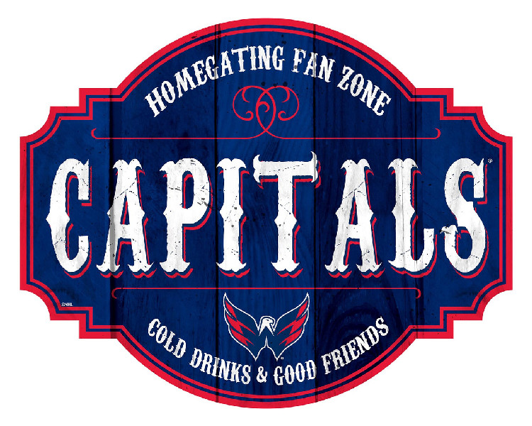 Washington Capitals Sign Wood 12 Inch Homegating Tavern