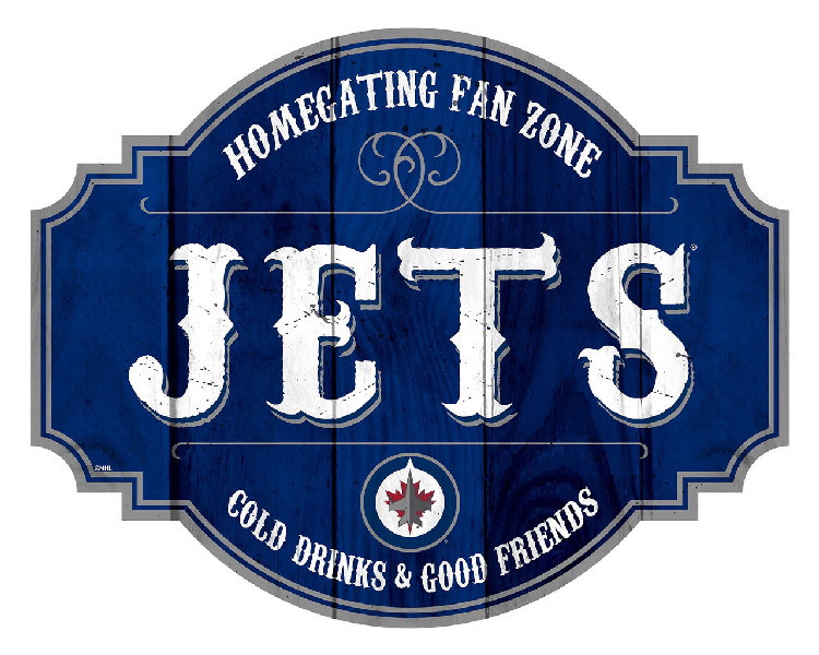 Winnipeg Jets Sign Wood 12 Inch Homegating Tavern