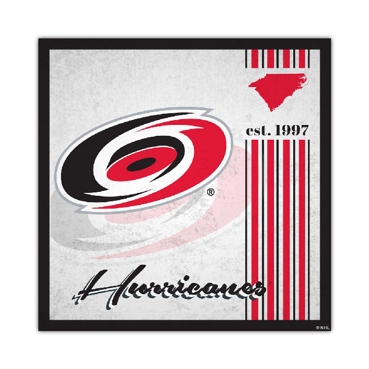 Carolina Hurricanes Sign Wood 10x10 Album Design