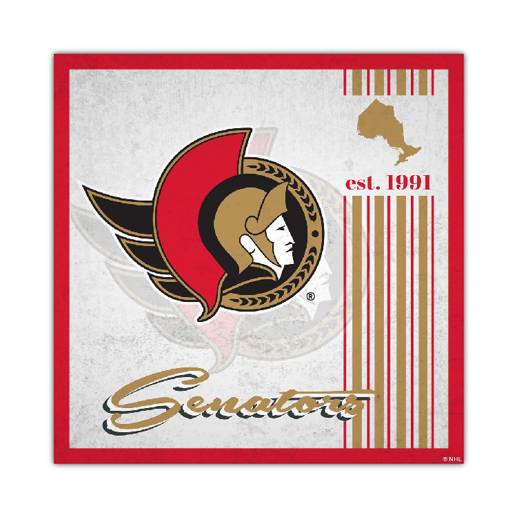 Ottawa Senators Sign Wood 10x10 Album Design