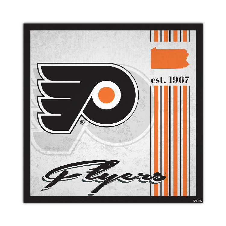 Philadelphia Flyers Sign Wood 10x10 Album Design