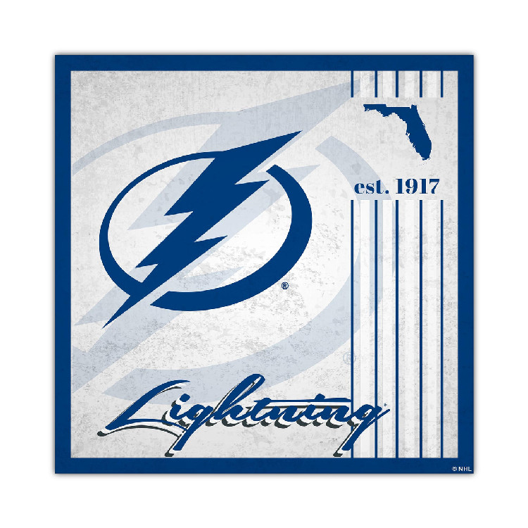 Tampa Bay Lightning Sign Wood 10x10 Album Design