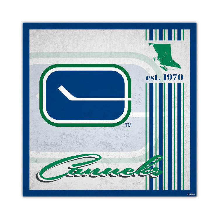 Vancouver Canucks Sign Wood 10x10 Album Design