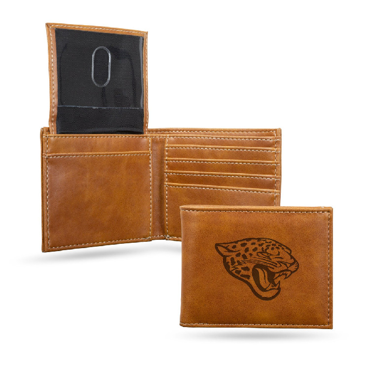 Jacksonville Jaguars Wallet Billfold Laser Engraved