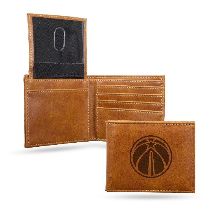 Washington Wizards Wallet Billfold Laser Engraved