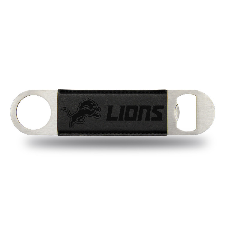 Detroit Lions Bar Blade Bottle Opener Laser Engraved