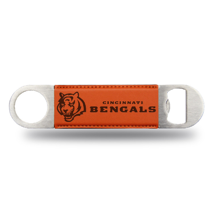 Cincinnati Bengals Bar Blade Bottle Opener Laser Engraved