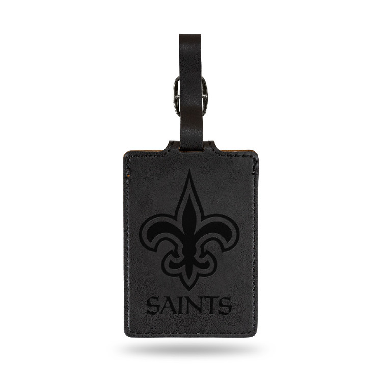 New Orleans Saints Luggage Tag Laser Engraved