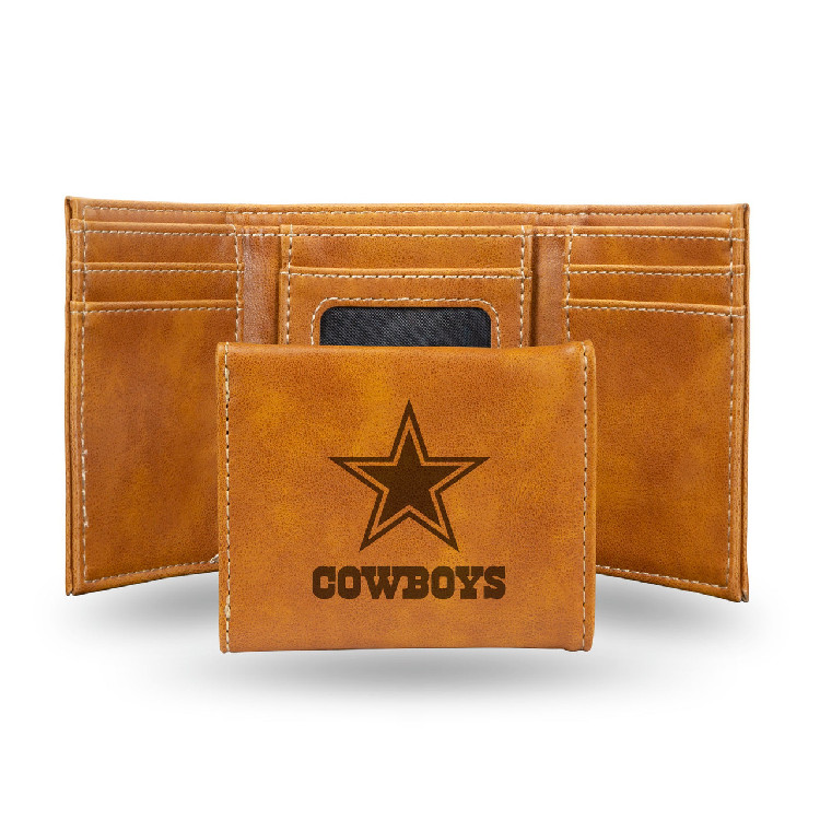 Dallas Cowboys Wallet Trifold Laser Engraved