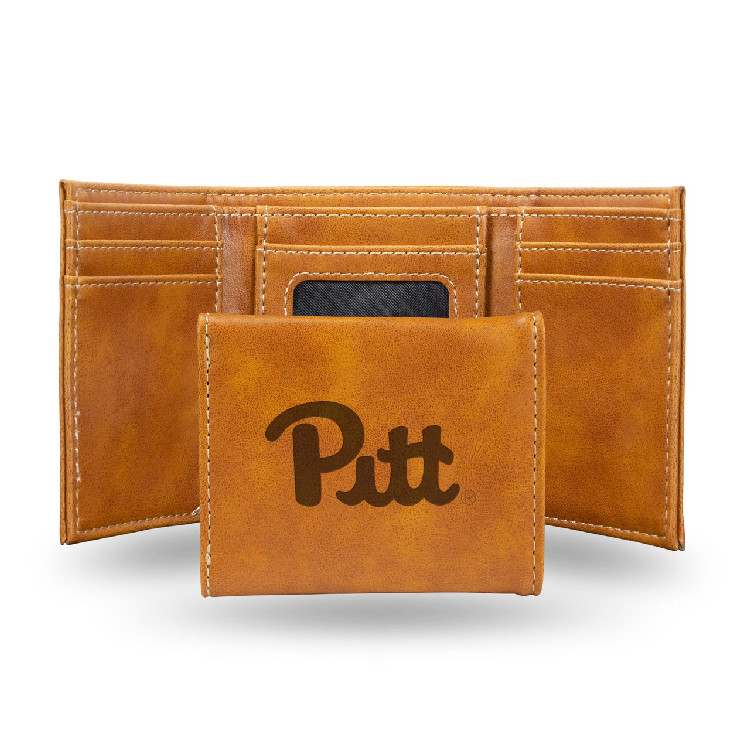 Pittsburgh Panthers Wallet Trifold Laser Engraved