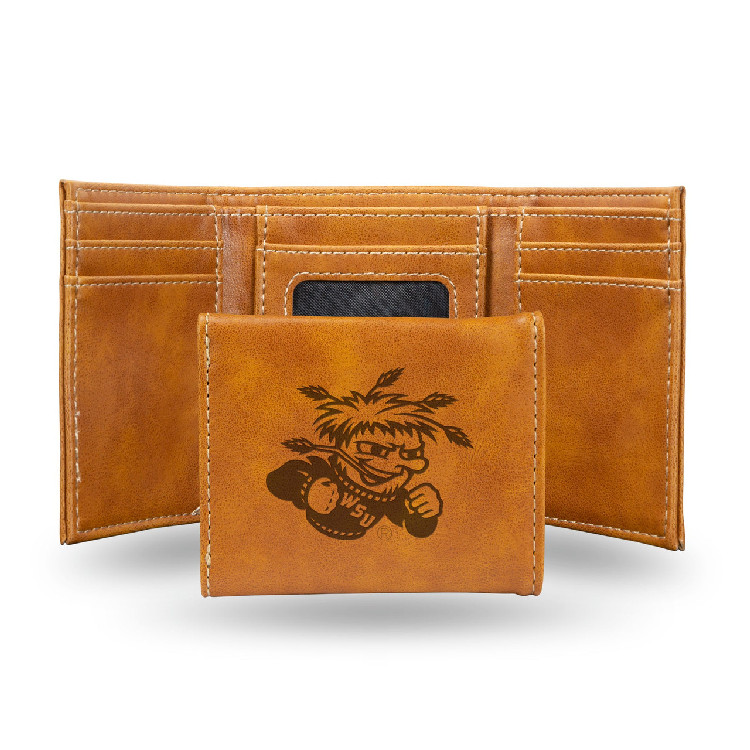 Wichita State Shockers Wallet Trifold Laser Engraved