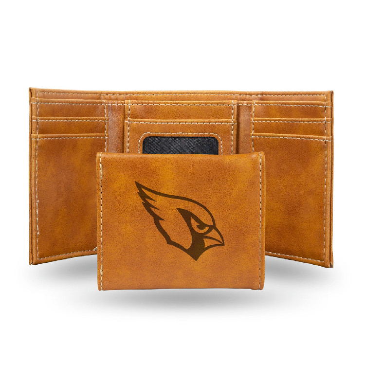 Arizona Cardinals Wallet Trifold Laser Engraved