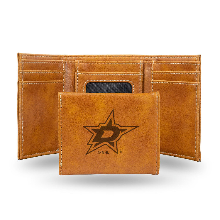 Dallas Stars Wallet Trifold Laser Engraved