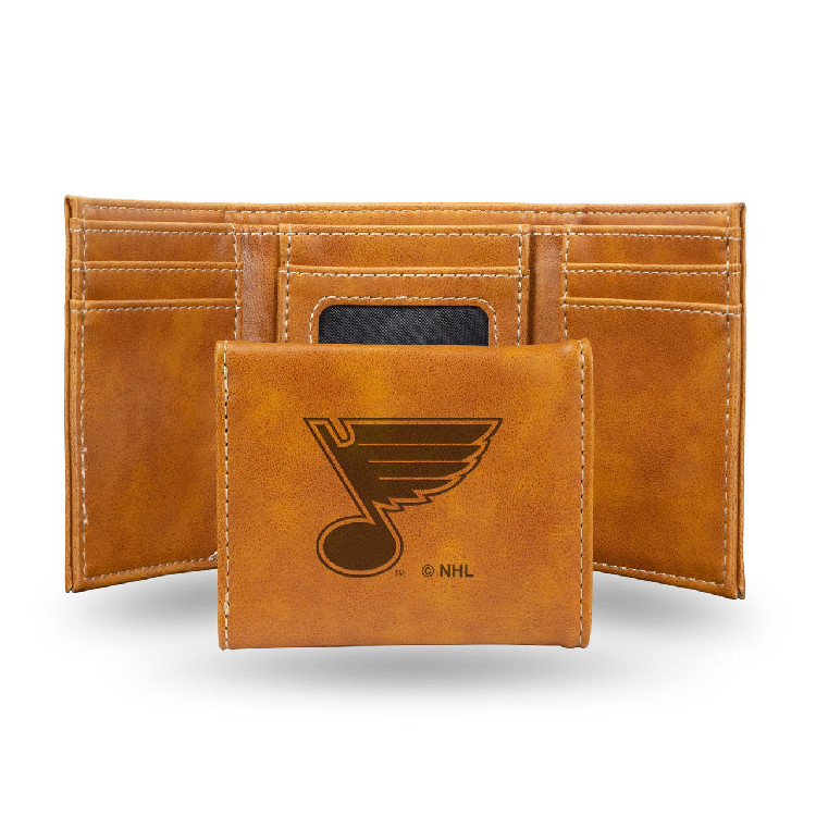 St. Louis Blues Wallet Trifold Laser Engraved