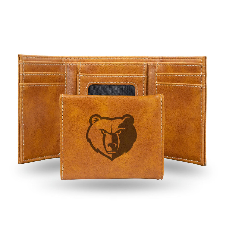 Memphis Grizzlies Wallet Trifold Laser Engraved