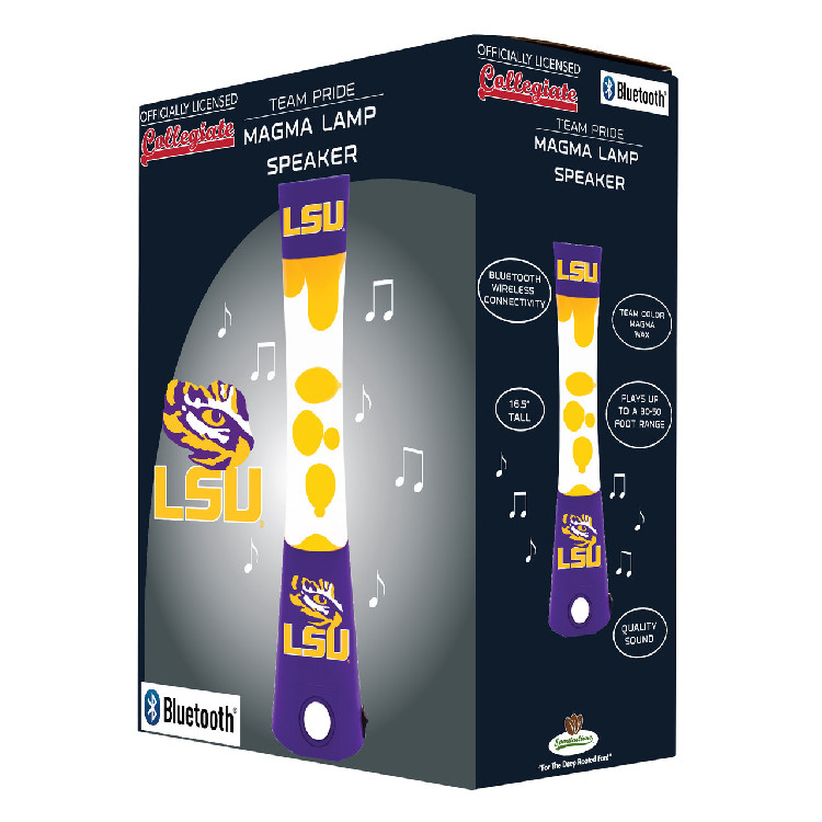 LSU Tigers Magma Lamp - Bluetooth Speaker