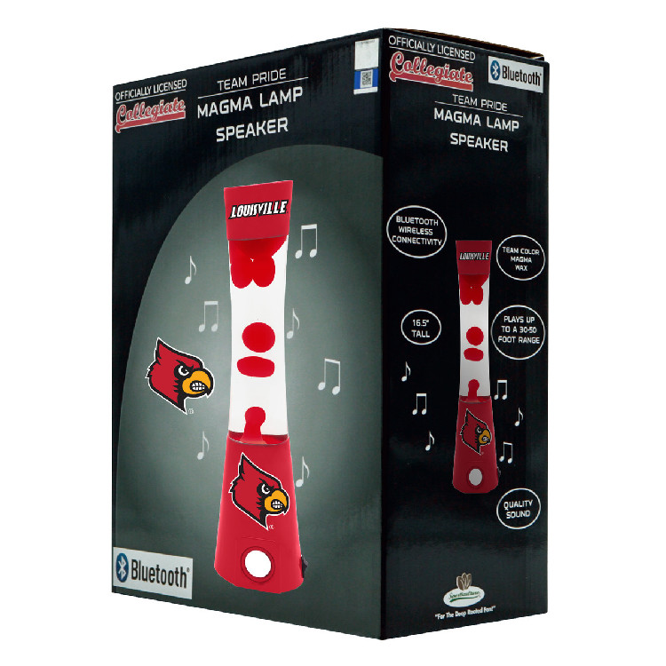 Louisville Cardinals Magma Lamp - Bluetooth Speaker