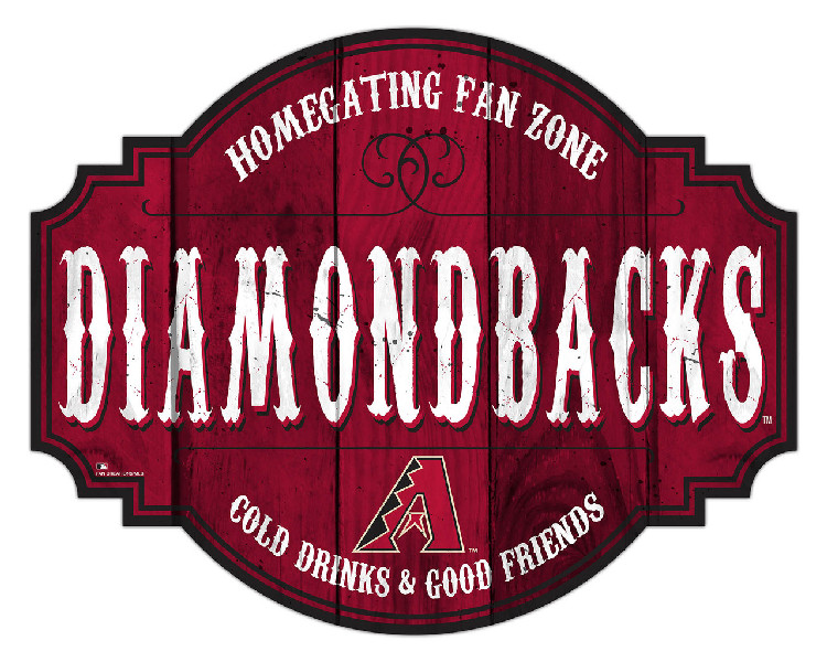 Arizona Diamondbacks Sign Wood 12 Inch Homegating Tavern