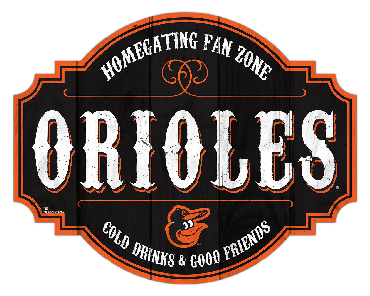 Baltimore Orioles Sign Wood 12 Inch Homegating Tavern