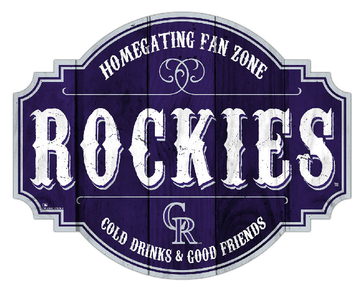 Colorado Rockies Sign Wood 12 Inch Homegating Tavern