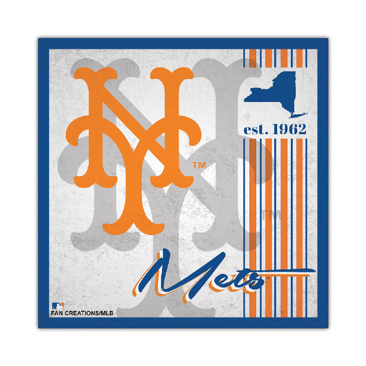 New York Mets Sign Wood 10x10 Album Design