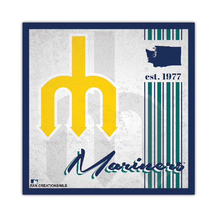 Seattle Mariners Sign Wood 10x10 Album Design