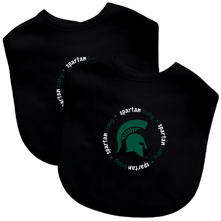 Michigan State Spartans Baby Bib 2 Pack